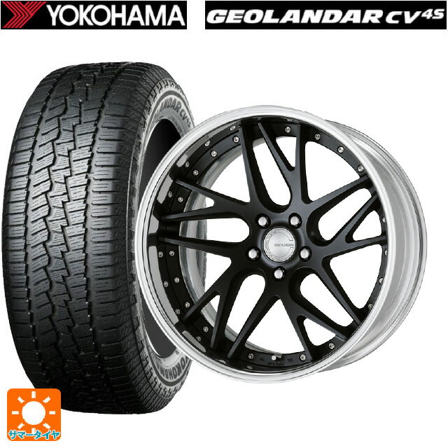 【6/15〜16限定 全品P5倍＆クーポン】トヨタ ヴェルファイア(40系)用 225/55R19 99V ヨコハマ ジオランダー CV G058 正規品 ワーク グノーシス CVX MBL 新品サマータイヤホイール 4本セット