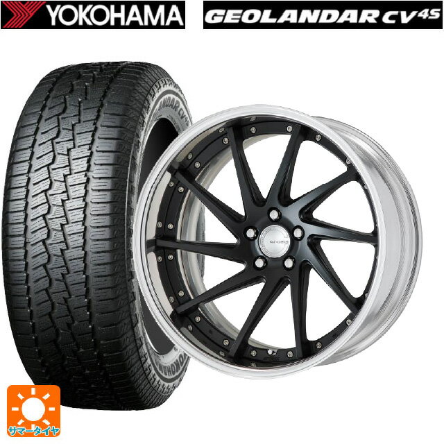 【6/15〜16限定 全品P5倍＆クーポン】トヨタ ヴェルファイア(40系)用 225/55R19 99V ヨコハマ ジオランダー CV G058 正規品 ワーク グノーシス CVS MBL 新品サマータイヤホイール 4本セット