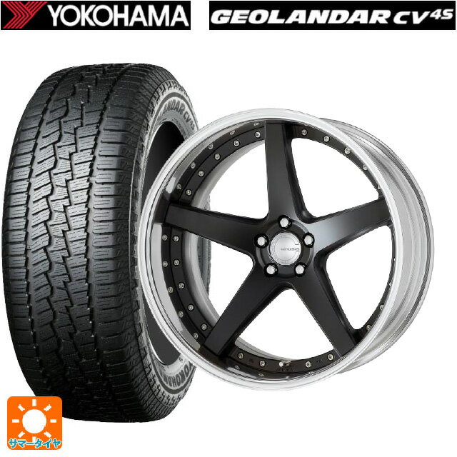 【6/15〜16限定 全品P5倍＆クーポン】トヨタ アルファード(40系)用 225/55R19 99V ヨコハマ ジオランダー CV G058 正規品 ワーク グノーシス CVF MBL 新品サマータイヤホイール 4本セット
