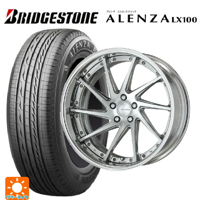 トヨタ ヴェルファイア(40系)用 2025年製 225/55R19 99V ブリヂストン アレンザLX100 正規品 # ワーク グノーシス CVS PBU 新品サマータイヤホイール 4本セット