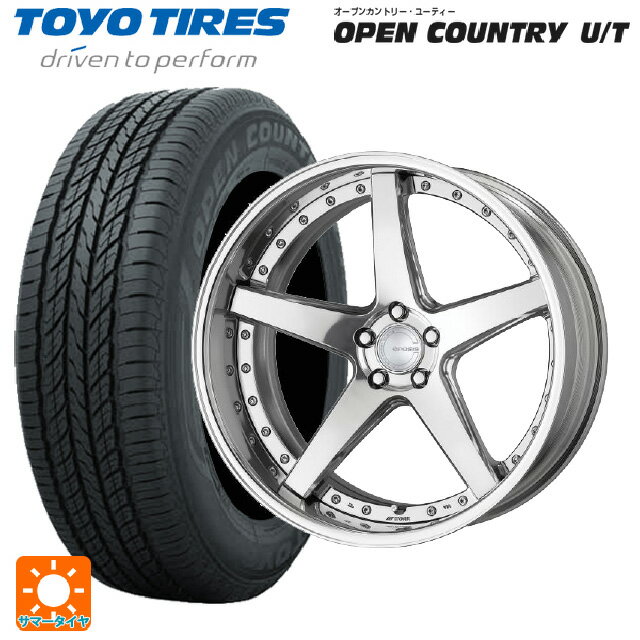 【6/11 1:59迄 全品ポイント5倍】トヨタ ヴェルファイア(40系)用 225/55R19 99V トーヨー オープンカントリー UT ワーク グノーシス CVF PP2 新品サマータイヤホイール 4本セット