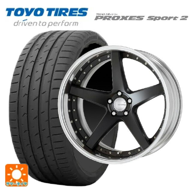 【6/22 20時〜 全品P5倍＆クーポン】225/35R19 88Y XL トーヨー プロクセス スポーツ2 ワーク グノーシス CVF MBL 19-8J 国産車用 サマータイヤホイール4本セット
