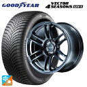 【2/17〜 最大3万円OFFクーポン】245/45R18 100Y XL グッドイヤー ベクターフォーシーズンズ ジェン3 マルカサービス RMPレーシング R26 ディープチタンシルバー 18-8.5J 国産車用 オールシーズンタイヤホイール4本セット