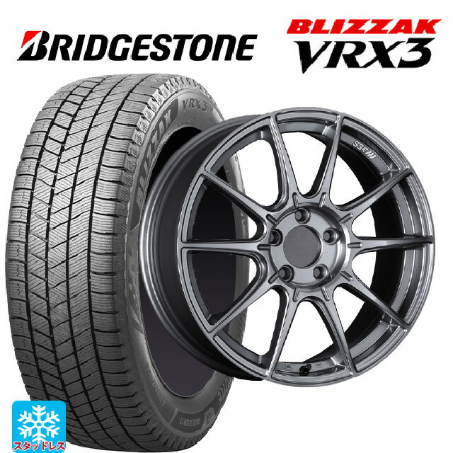 スバル WRX S4(VBH)用 245/35R19 93Q XL ブリヂストン ブリザック VRX3 正規品 # タナベ SSR GT X01 ダークシルバー 新品スタッドレスタイヤホイール 4本セット