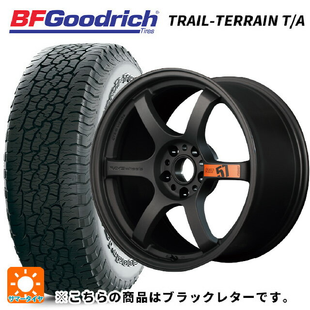 235/60R18 107H XL BFグッドリッチ トレイルテレーン T/A ブラックレター 正規品 レイズ グラムライツ 57DR スペックD AZZ 18-8.5J 国産車用 サマータイヤホイール4本セット