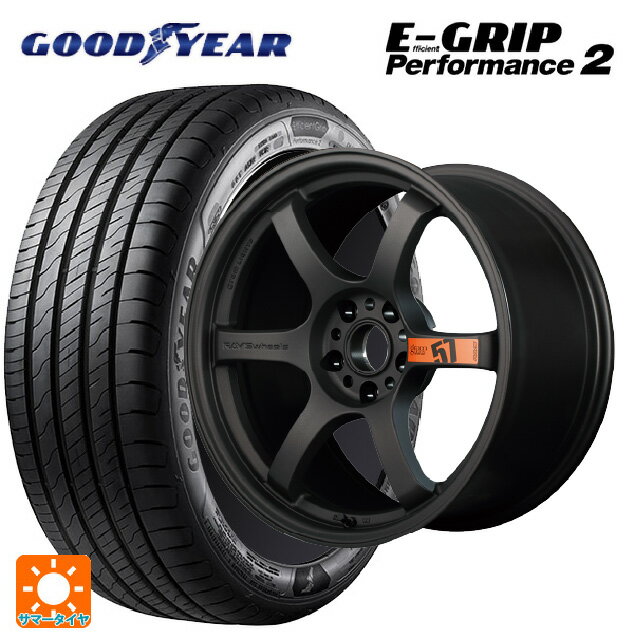 225/50R18 99W グッドイヤー エフィシェントグリップ パフォーマンス2 レイズ グラムライツ 57DR スペックD AZZ 18-8.5J 国産車用 サマータイヤホイール4本セット