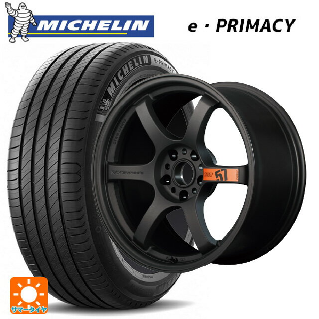 【6/22 20時〜 全品P5倍＆クーポン】215/45R18 89W ミシュラン 正規品 Eプライマシー レイズ グラムライツ 57DR スペックD AZZ 18-8.5J 国産車用 サマータイヤホイール4本セット