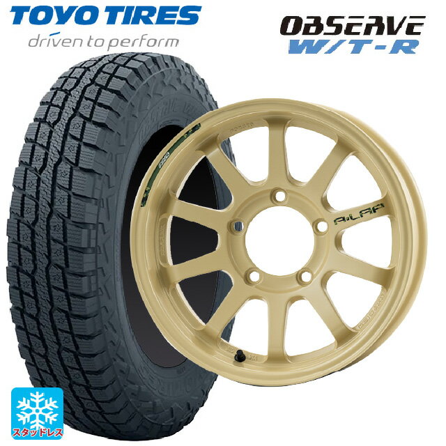スズキ ジムニー(64系)用 185/85R16 105N トーヨー オブザーブ W/T-R # レイズ A LAP J デザートエディション MI 新品スタッドレスタイヤホイール 4本セット