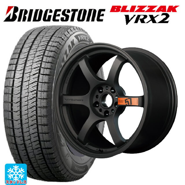 【6/15〜16限定 全品P5倍＆クーポン】2024年製 225/50R18 95Q ブリヂストン ブリザック VRX2 正規品 レイズ グラムライツ 57DR スペックD AZZ 18-8.5J 国産車用 スタッドレスタイヤホイール4本セット