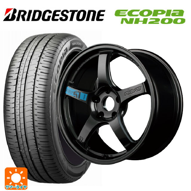 【6/22 20時〜 全品P5倍＆クーポン】225/45R18 95W XL ブリヂストン エコピア NH200 正規品 # レイズ グラムライツ 57CR スペックm AXZ 18-7.5J 国産車用 サマータイヤホイール4本セット