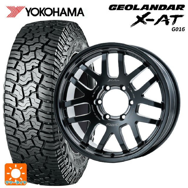 【6/22 20時〜 全品P5倍＆クーポン】レクサス LX(300系)用 275/65R18 123/120Q ヨコハマ ジオランダー X-AT G016 ブラックレター 正規品 レイズ エーラップ 07X 2324リミテッドエディション PH 新品サマータイヤホイール 4本セット