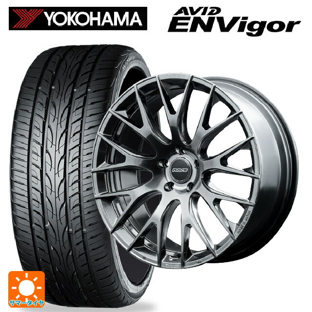 235/55R19 105W ヨコハマ エービット エンビガー S321 レイズ ホムラ 2X9R QAJ 19-8J 国産車用 サマータイヤホイール4本セット
