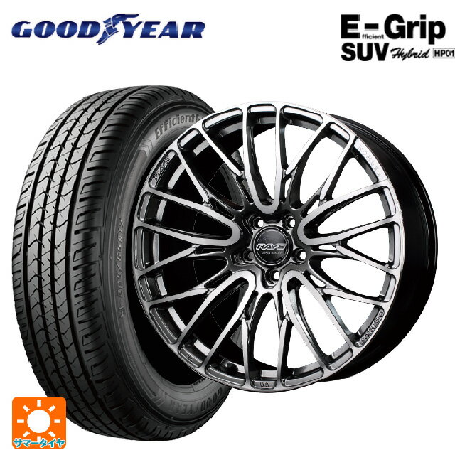 マツダ CX-80(KL5/KL3系)用 235/50R20 104W XL グッドイヤー エフィシェントグリップSUV HP01 レイズ ホムラ2X10BD QAJ 新品サマータイヤホイール 4本セット