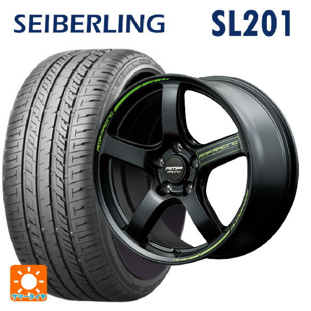 【6/15〜16限定 全品P5倍＆クーポン】165/50R15 73V セイバーリング セイバーリング SL201(ブリヂストン工場生産） エムアイディー MIDレーシング R50 タイプS セミグロスブラック 15-5J 国産車用 サマータイヤホイール4本セット