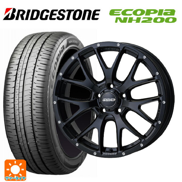 【6/22 20時〜 全品P5倍＆クーポン】205/60R16 92H ブリヂストン エコピア NH200 正規品 # レイズ ホムラ 2X7FA BOL 16-7J 国産車用 サマータイヤホイール4本セット