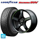 スバル レガシィアウトバック(BS系)用 225/65R17 102Q グッドイヤー アイスナビ SUV # エムアイディー MIDレーシング R50 タイプS セミグロスブラック 新品スタッドレスタイヤホイール 4本セット
