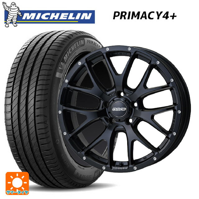 【6/15〜16限定 全品P5倍＆クーポン】ミツビシ デリカD:5(3DA系)用 225/55R18 102V XL ミシュラン 正規品 プライマシー4＋ レイズ ホムラ 2X7FA BOL 新品サマータイヤホイール 4本セット