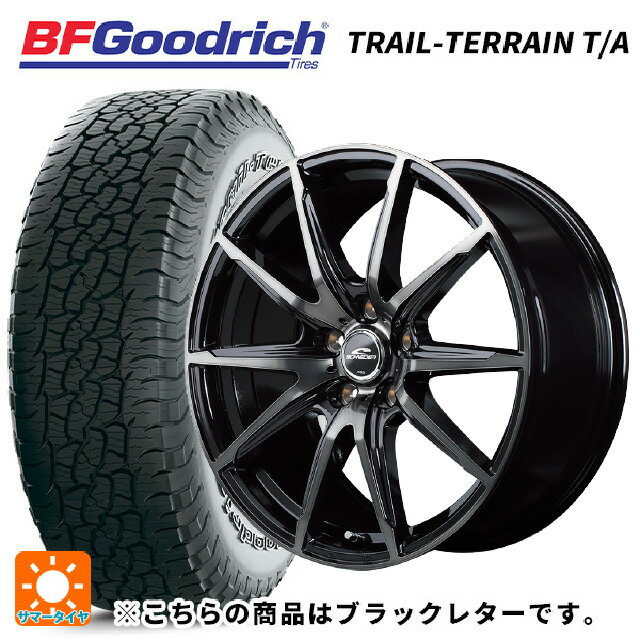 ホンダ ZR-V(RZ4)用 215/60R17 96H BFグッドリッチ トレイルテレーン T/A ブラックレター 正規品 エムアイディー MIDホイール DR02 ブラックポリッシュ/ブラッククリア 新品サマータイヤホイール 4本セット