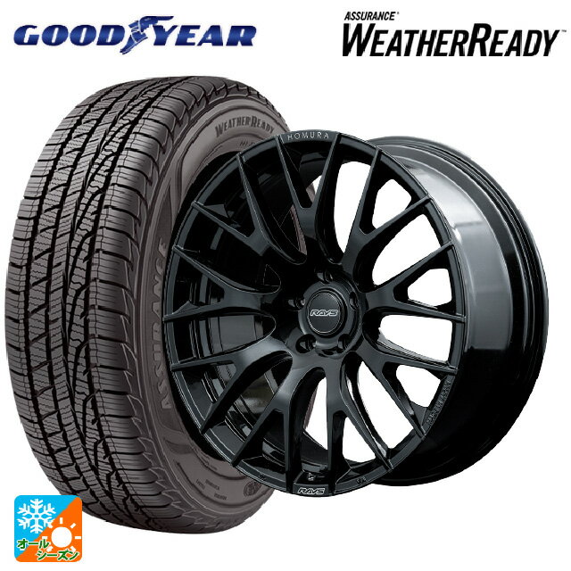 235/50R18 97V グッドイヤー アシュアランス ウェザーレディ レイズ ホムラ 2X9R BNJ 18-7.5J 国産車用..