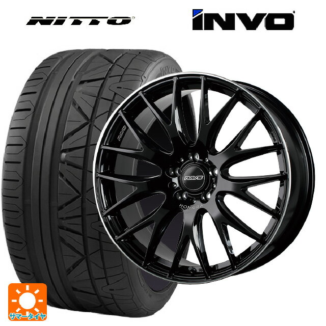 【最大3万円OFFクーポン 5/16 1:59迄】245/35R21 96W XL ニットー INVO レイズ ホムラ 2×9 プラス BAK 21-9J 国産車用 サマータイヤホイール4本セット