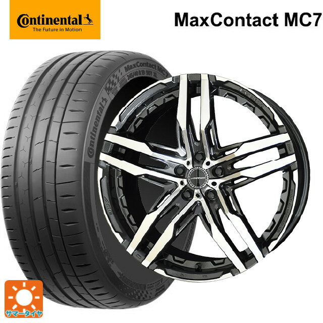 【6/20限定 全品P5倍＆クーポン】245/40R18 97Y XL コンチネンタル マックスコンタクト MC7 正規品 共豊 シャレン RG グラファイトメタル×ポリッシュ 18-8J 国産車用 サマータイヤホイール4本セット