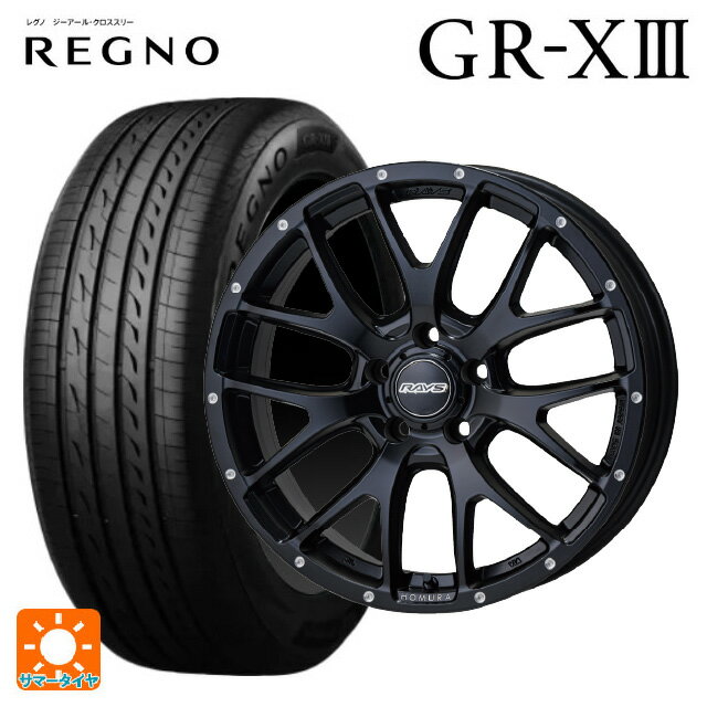 【6/22 20時〜 全品P5倍＆クーポン】245/50R18 100W ブリヂストン レグノ GR-X3 正規品 # レイズ ホムラ 2X7FA BOL 18-7.5J 国産車用 サマータイヤホイール4本セット