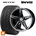 【6/22 20時~ 全品P5倍&クーポン】トヨタ アルファード(30系)用 245/40R19 98W XL ニットー INVO ウェッズ エフゼロ FZ-3 DIAMOND BLACK 新品サマータイヤホイール 4本セット