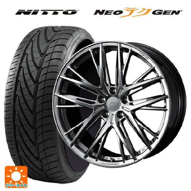 【6/11 1:59迄 全品ポイント5倍】215/35R19 85W XL ニットー NEOテクGEN ウェッズ エフゼロ FZ-5 DIAMOND BLACK 19-8.5J 国産車用 サマータイヤホイール4本セット