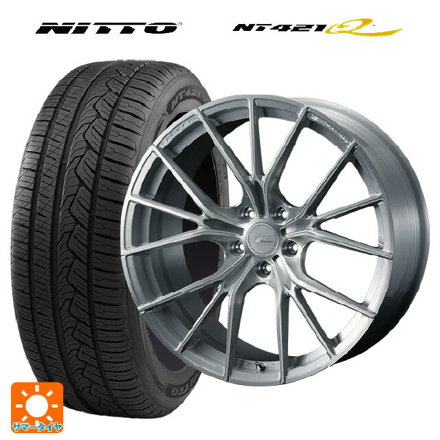 【6/15〜16限定 全品P5倍＆クーポン】トヨタ ハリアー(80系)用 225/55R19 99V ニットー NT421Q ウェッズ エフゼロ FZ-1 BRUSHED 新品サマータイヤホイール 4本セット