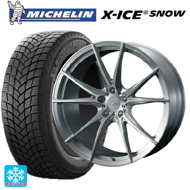 【6/11 1:59迄 全品ポイント5倍】2023年製 225/45R19 96T XL ミシュラン 正規品 エックスアイス スノー ウェッズ エフゼロ FZ-2 BRUSHED 19-8J 国産車用 スタッドレスタイヤホイール4本セット