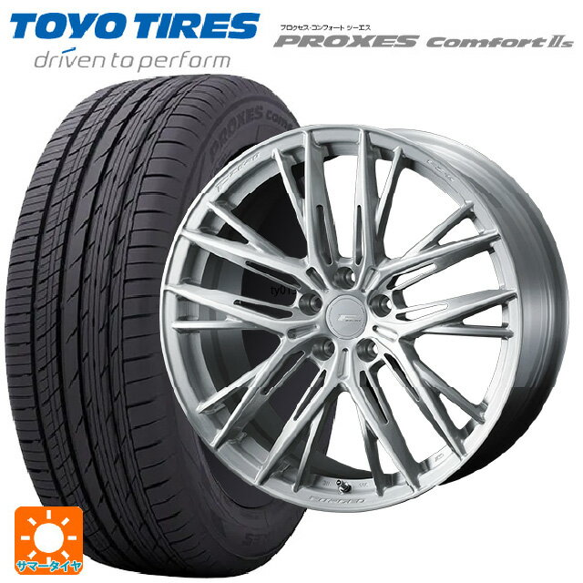 【6/15〜16限定 全品P5倍＆クーポン】215/45R18 93W トーヨー プロクセス　コンフォート2S ウェッズ エフゼロ FZ-5 BRUSHED 18-8J 国産車用 サマータイヤホイール4本セット