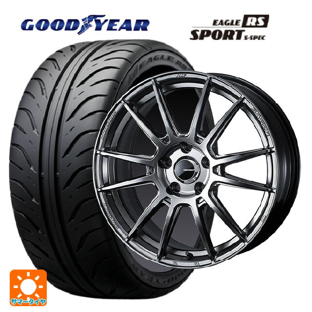 【6/20限定 全品P5倍＆クーポン】215/45R17 87W グッドイヤー イーグル RS スポーツ S-スペック ウェッズ ウェッズスポーツ SA62R PSB 17-7J 国産車用 サマータイヤホイール4本セット