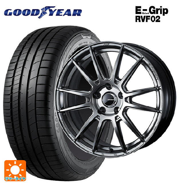 ホンダ ZR-V(RZ4)用 215/60R17 100H XL グッドイヤー エフィシェントグリップ RVF02 ウェッズ ウェッズスポーツ SA62R PSB 新品サマータイヤホイール 4本セット