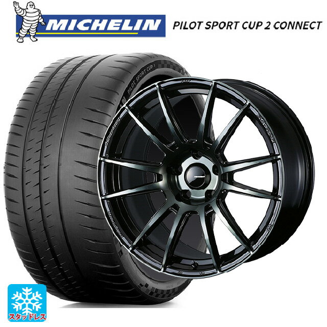 【6/22 20時〜 全品P5倍＆クーポン】245/40R18 97Y XL ミシュラン 正規品 パイロットスポーツカップ2コネクト ウェッズ ウェッズスポーツ SA62R WBC 18-8J 国産車用 サマータイヤホイール4本セット