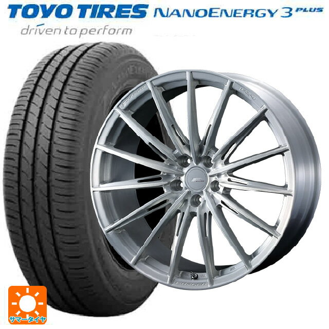 【6/22 20時〜 全品P5倍＆クーポン】225/40R19 93W トーヨー ナノエナジー3プラス ウェッズ エフゼロ FZ-4 BRUSHED 19-8J 国産車用 サマータイヤホイール4本セット