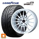 【6/22 20時〜 全品P5倍&クーポン】トヨタ GRヤリス(PA系)用 255/35R18 90W グッドイヤー イーグル RS スポーツ S-スペック エンケイ エンケイスポーツ RC-T5 White 新品サマータイヤホイール 4本セット(2)