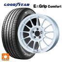 195/65R15 91H グッドイヤー エフィシェントグリップ コンフォート エンケイ エンケイスポーツ RC-T5 White 15-6J 国産車用 サマータイヤホイール4本セット