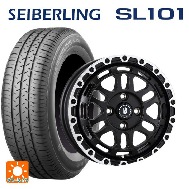 【6/15〜16限定 全品P5倍＆クーポン】2025年製 155/65R14 75S セイバーリング セイバーリング SL101(ブリヂストン工場生産) # 阿部商会 ラ・ストラーダ ディスカバー WBRP 14-4.5J 国産車用 サマータイヤホイール4本セット