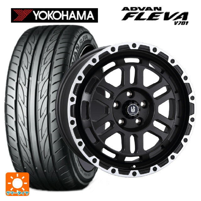 195/55R16 87V ヨコハマ アドバン フレバ V701 正規品 阿部商会 ラ・ストラーダ ディスカバー WBRP 16-7J 国産車用 サマータイヤホイール4本セット