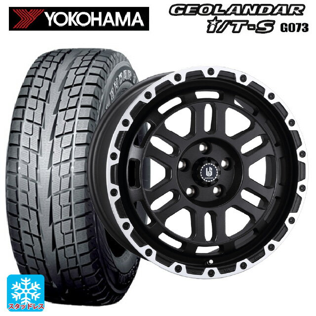 215/65R16 98Q ヨコハマ ジオランダー ITS G073 正規品 阿部商会 ラ・ストラーダ ディスカバー WBRP 16-7J 国産車用 スタッドレスタイヤホイール4本セット