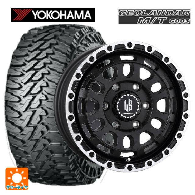 【6/22 20時〜 全品P5倍＆クーポン】285/70R17 121/118Q ヨコハマ ジオランダー M/T G003 正規品 阿部商会 ラ・ストラーダ ディスカバー WBRP 17-8J 国産車用 サマータイヤホイール4本セット