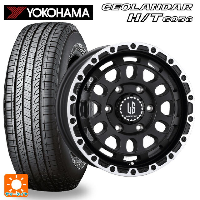 【6/22 20時〜 全品P5倍＆クーポン】ミツビシ トライトン(GSRグレード)(LC2T)用 265/65R17 112H ヨコハマ ジオランダー H/T G056 ブラックレター 正規品 阿部商会 ラ・ストラーダ ディスカバー WBRP 新品サマータイヤホイール 4本セット