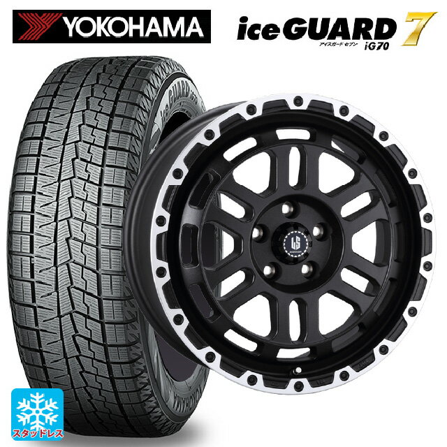 【6/11 1:59迄 全品ポイント5倍】2024年製 225/60R17 99Q ヨコハマ アイスガード7(IG70) 阿部商会 ラ・ストラーダ ディスカバー WBRP 17-7J 国産車用 スタッドレスタイヤホイール4本セット