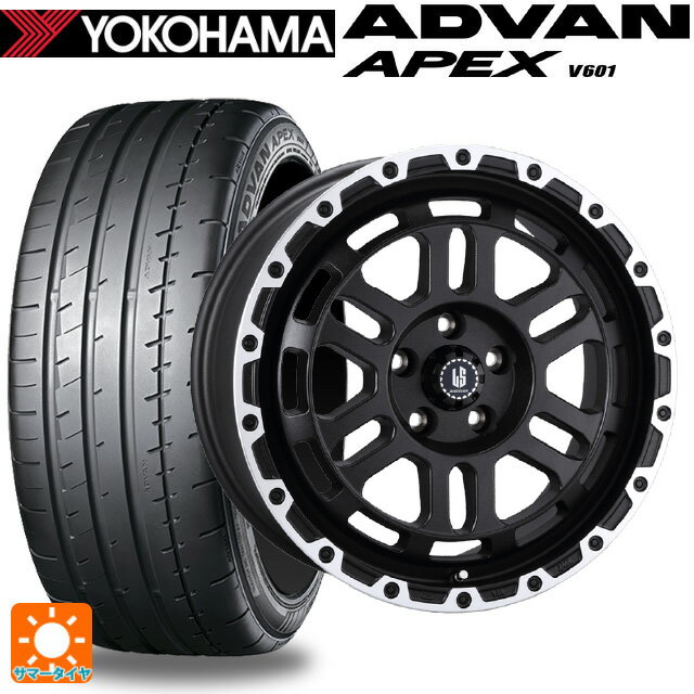 【6/22 20時〜 全品P5倍＆クーポン】トヨタ GRヤリス(PA系)用 255/35R18 94Y XL ヨコハマ アドバン アペックス V601 正規品 阿部商会 ラ・ストラーダ ディスカバー WBRP 新品サマータイヤホイール 4本セット