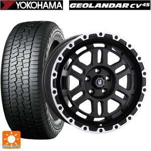 ミツビシ アウトランダーPHEV(5LA GNOW)用 235/60R18 107V ヨコハマ ジオランダー CV G058 正規品 阿部商会 ラ・ストラーダ ディスカバー WBRP 新品サマータイヤホイール 4本セット