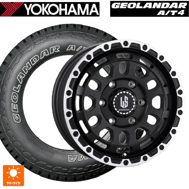 【6/11 1:59迄 全品ポイント5倍】265/70R17 121/118S ヨコハマ ジオランダー AT4 G018 アウトラインホワイトレター 正規品 # 阿部商会 ラ・ストラーダ ディスカバー WBRP 17-8J 国産車用 サマータイヤホイール4本セット