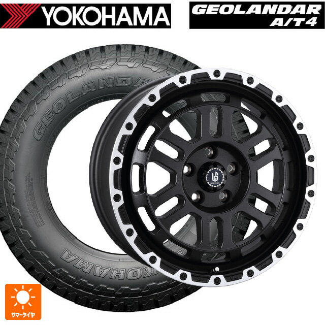 【6/22 20時〜 全品P5倍＆クーポン】235/60R18 107H XL ヨコハマ ジオランダー AT4 G018 ブラックレター 正規品 # 阿部商会 ラ・ストラーダ ディスカバー WBRP 18-8J 国産車用 サマータイヤホイール4本セット