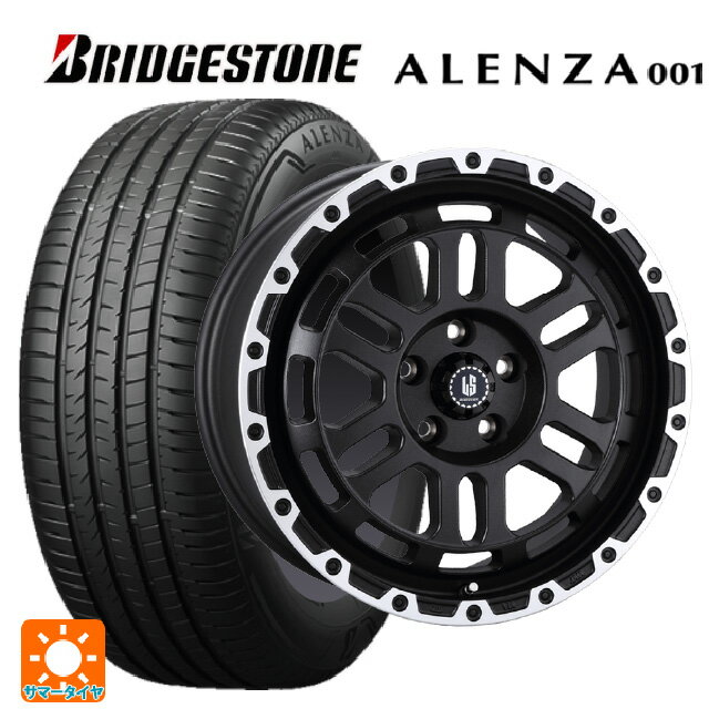 225/60R17 99V ブリヂストン アレンザ001 正規品 # 阿部商会 ラ・ストラーダ ディスカバー WBRP 17-7J 国産車用 サマータイヤホイール4本セット