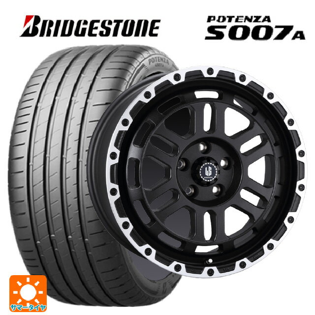 【6/22 20時〜 全品P5倍＆クーポン】205/45R17 88Y XL ブリヂストン ポテンザ S007A 正規品 阿部商会 ラ・ストラーダ ディスカバー WBRP 17-7J 国産車用 サマータイヤホイール4本セット