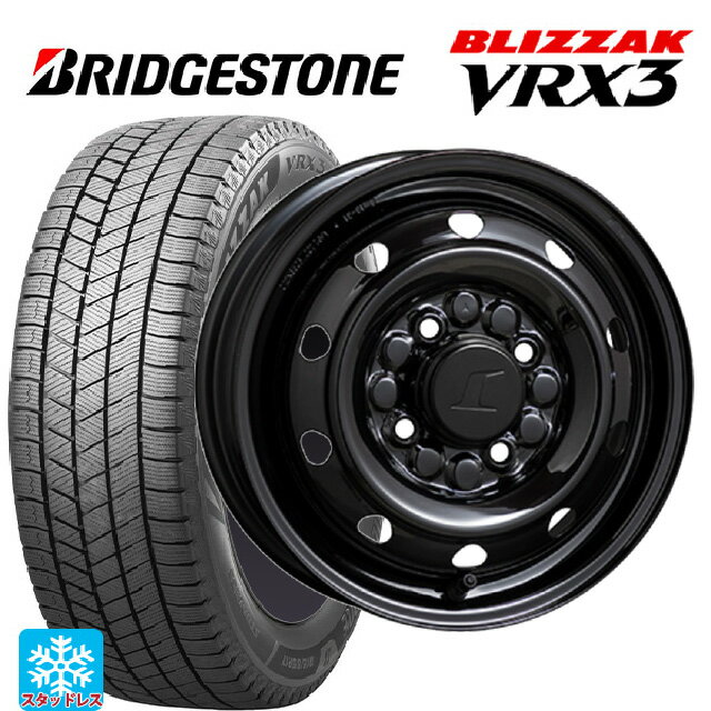 145/80R12 74Q ブリヂストン ブリザック VRX3 正規品 # トピー M74 BK ブラック（スチール） 12-3.5J 国産車用 スタッドレスタイヤホイール4本セット